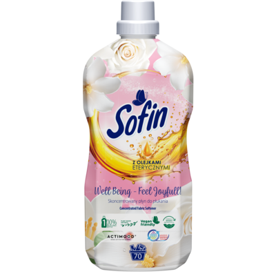 Skoncentrowany płyn do płukania tkanin Well Being - Feel Joyful 1,4 l SOFIN