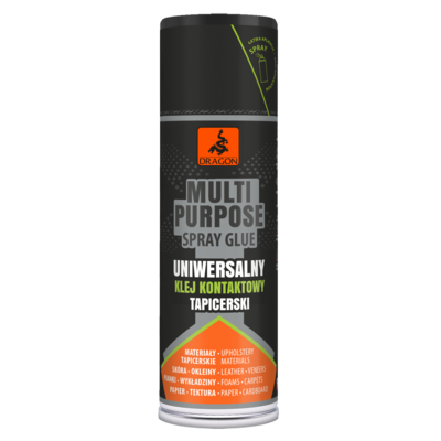 Klej kontaktowy w sprayu MULTIPURPOSE 400 ml DRAGON