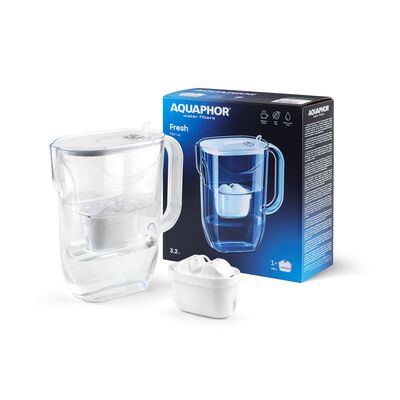 Dzbanek filtrujący Aquaphor Fresh 3,2 l z wkładem Maxfor biały