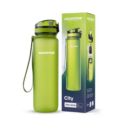 Butelka filtrująca City 1000 ml zielona