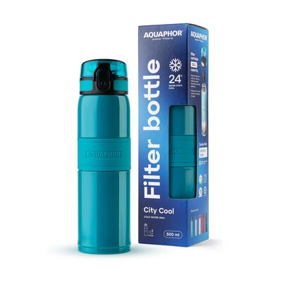 Butelka termiczna filtrująca City Cool 500 ml zielona