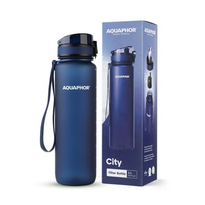 Butelka filtrująca City 1000 ml granat