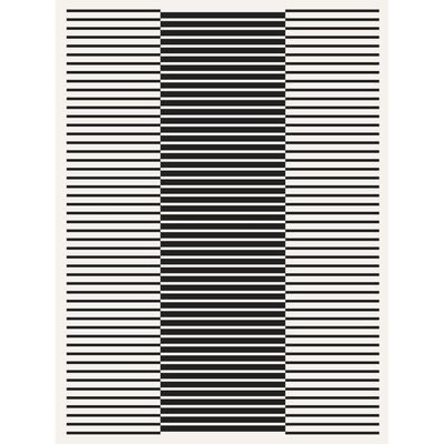 Dywan Casa 120 x 160 cm zebra biało-czarny