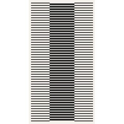 Dywan Casa 80 x 150 cm zebra biało-czarny