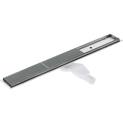 Odpływ liniowy odwracalny ruszt pod płytki/pełny 80 cm syfon Deante