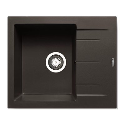 Zlewozmywak TILOS 1B1D 59 x 50 cm czarny Maidsink