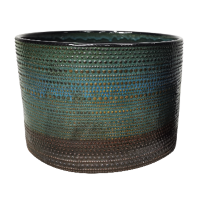 Osłonka ceramiczna Tresillo L 21 cm zielony