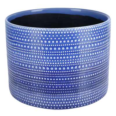 Osłonka ceramiczna Tresillo M 17 cm granatowy