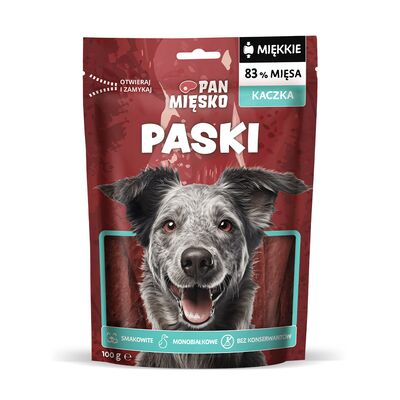 Przysmak dla psa Paski kaczka 100 g Pan Mięsko