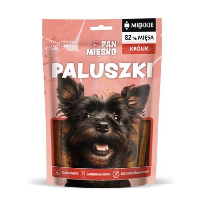 Przysmak dla psa Paluszki królik 100 g Pan Mięsko