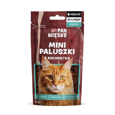 Przysmak dla kota kaczka z kocimiętką 50 g Pan Mięsko