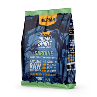 Karma sucha dla psa wieprzowina z sardynkami 1 kg Primal Spirit