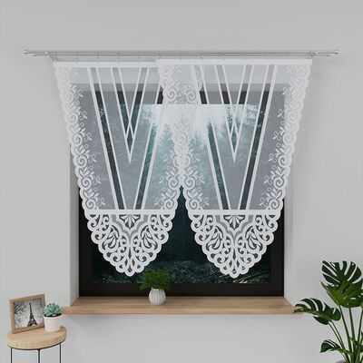 Firana panel żakardowy Urszula 160 x 110 cm biały