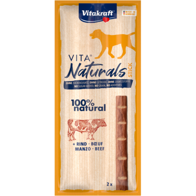 Przysmak dla psa z wołowiną 2 x 11 g Vita Naturals Sticks