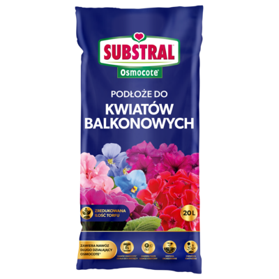 Gotowe podłoże Osmocote DO KWIATÓW BALKONOWYCH 20 l SUBSTRAL
