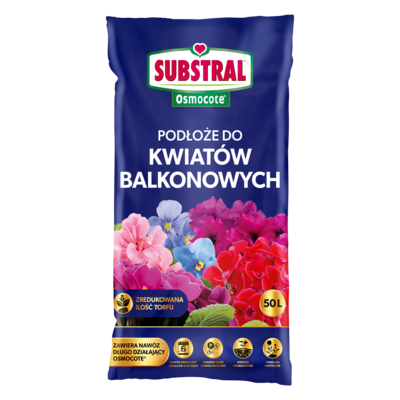 Gotowe podłoże Osmocote  DO KWIATÓW BALKONOWYCH 50 l SUBSTRAL