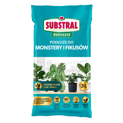 Gotowe podłoże Osmocote DO MONSTER I FIKUSÓW 3 l SUBSTRAL
