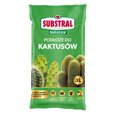 Specjalistyczne podłoże Osmocote DO KAKTUSÓW 3 l SUBSTRAL