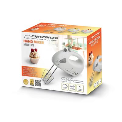 Mikser ręczny Muffin 150 W mix kolorów Esperanza