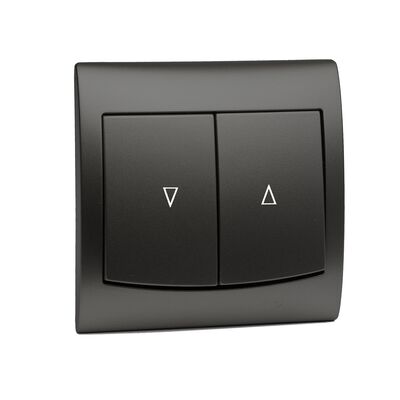 Łącznik żaluzjowy ŁP-7V czarny VEGA Polmark