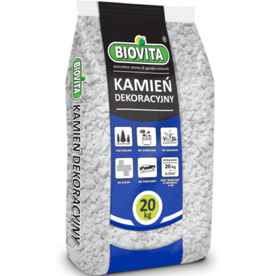 Grys Extra White Thassos 8 - 16 mm 20 kg a`60 Biovita