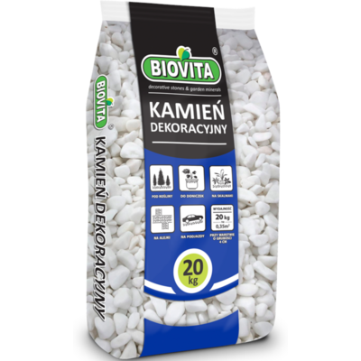 Otoczak Extra White Thassos 10 - 30 mm 20 kg a'60 Biovita
