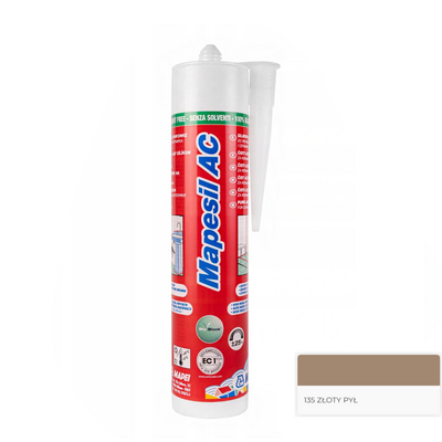 Silikon MAPESIL AC N.135 złoty pył 310 ml Mapei