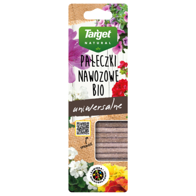 Pałeczki nawozowe BIO do kwiatów 30 sztuk Target