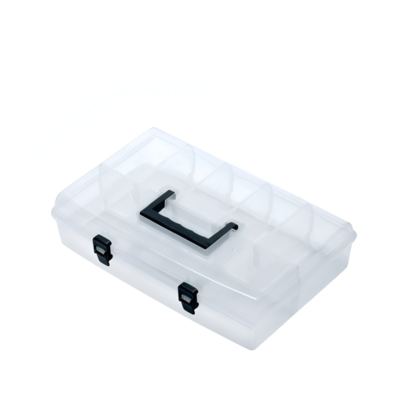 Skrzynka organizer narzędziowy Unibox Nun 35,9 x 23,8 x 8,5 cm transparentny