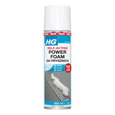 Środek do czyszczenia prysznica Power Foam 300 ml HG