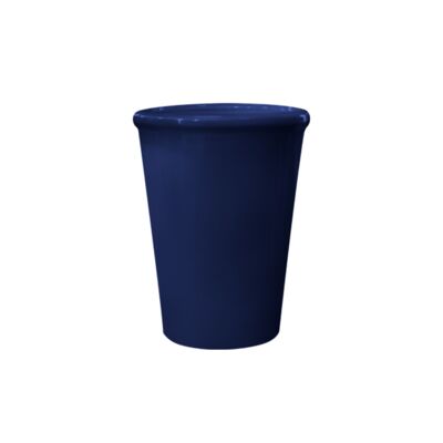 Doniczka ceramiczna z podstawką palma (palmowa) granatowy 24 cm