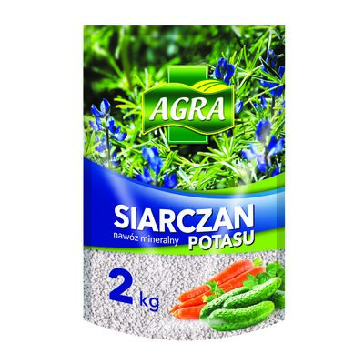 Nawóz mineralny siarczan potasu granulowany 2 kg Agra