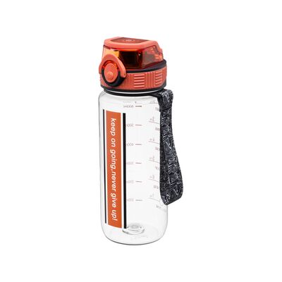 Butelka sportowa TRITAN 750 ml pomarańczowo-czarny