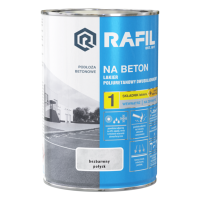 Lakier poliuretanowy Na Beton 0,72 l RAFIL