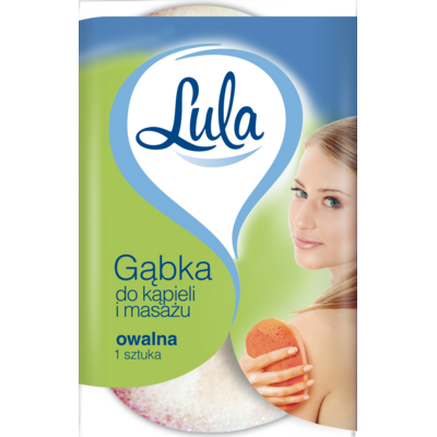 Gąbka do kąpieli i masażu OWALNA