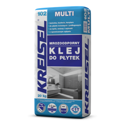 Klej do płytek Multi 102 mrozoodporny C1T 20 kg KREISEL