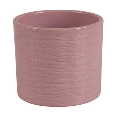 Osłonka cylinder 13 cm gravur kamienny różowy
