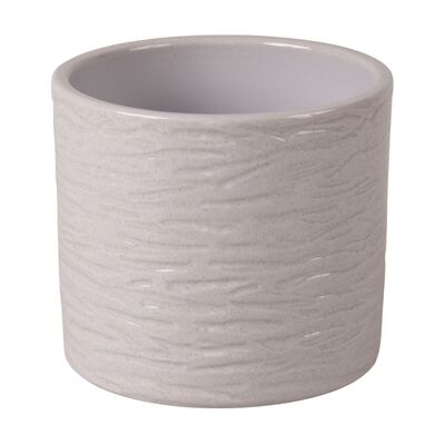Osłonka cylinder 13 cm gravur kamienny szary