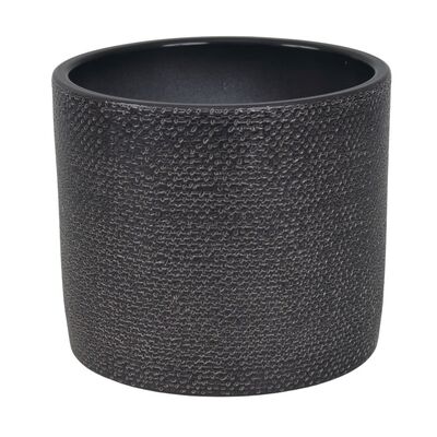 Osłonka ceramiczna 17 cm Granit Lazur czarny