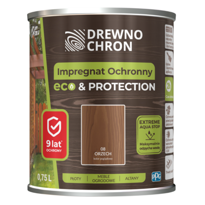 Impregnat ochronny ECOPROTECTION orzech 0,75 l Drewnochron