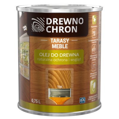 Olej do drewna Tik 0,75 l Drewnochron
