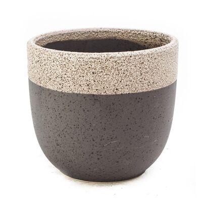 Osłonka ceramiczna 16,5 cm szary
