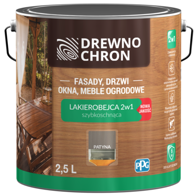 Lakierobejca 2w1 patyna 2,5 l Drewnochron