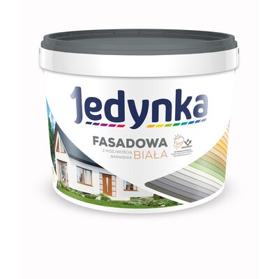 Farba Fasadowa Biały 9 l Jedynka