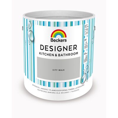 Farba lateksowa Beckers Designer KitchenBathroom City Walk 2,5 l