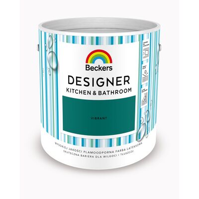 Farba lateksowa Beckers Designer KitchenBathroom Vibrant 2,5 l