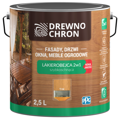 Lakierobejca 2w1 tik 2,5 l Drewnochron