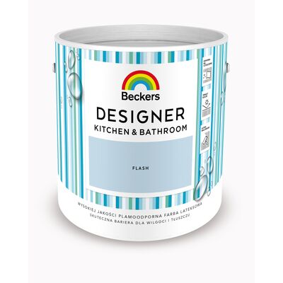 Farba lateksowa Beckers Designer KitchenBathroom Flash 2,5 l