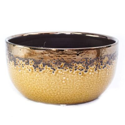 Osłonka ceramiczna 20,5 cm żółty