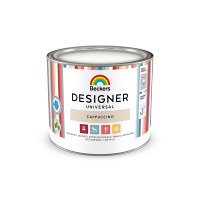 Emalia akrylowa Beckers Designer Universal Cappuccino 0,5 l